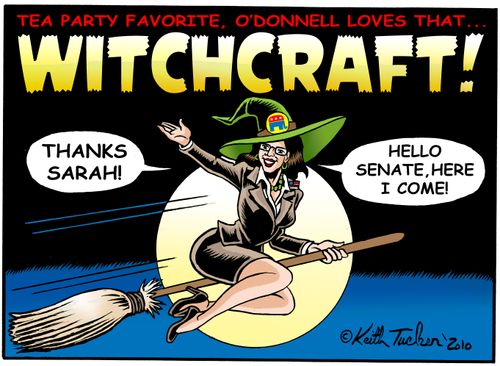 'Tea Party Favorite,O'Donnell Dabbled in Witchcraft'