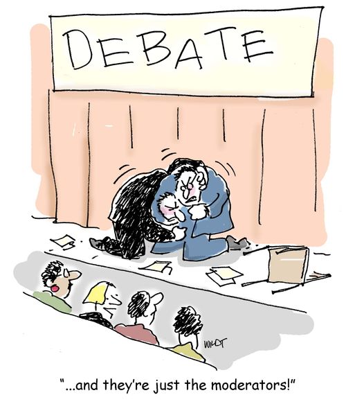 "...and they're just the moderators!"