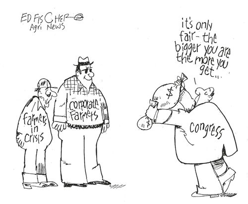 'It's only fair, the bigger you are, the more you get.'
