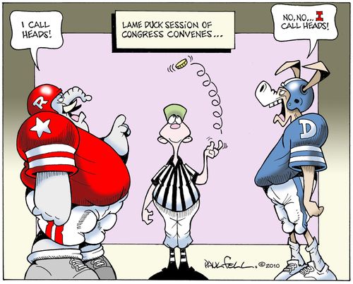 Lame duck session of congress convenes...