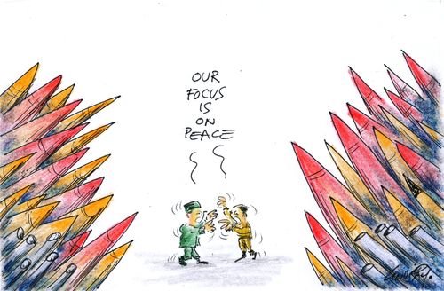 Our focus is on peace