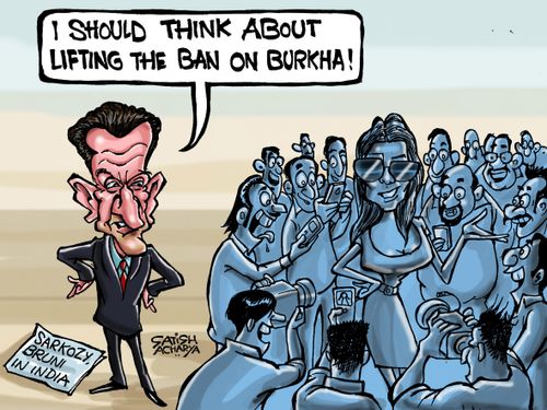 Sarkozy and Bruni in India!