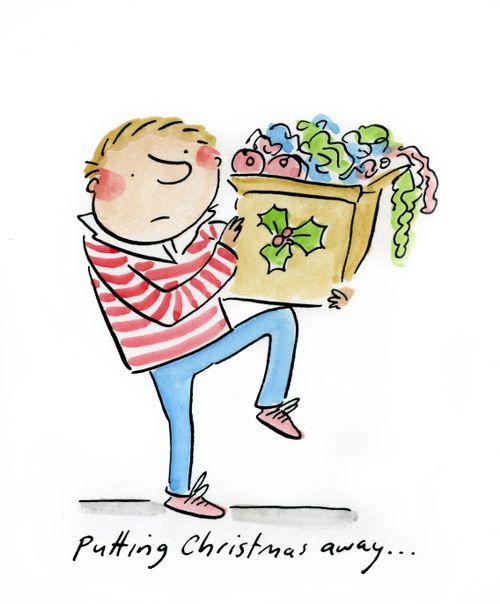 Putting Christmas away...