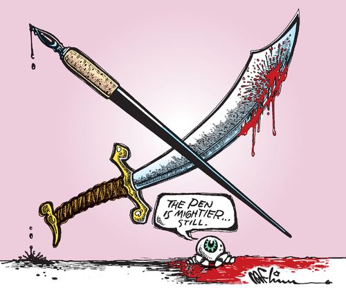 'The Pen Is Mightier...Still.'