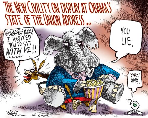 The New Civility on Display at Obama's State of the Union Address...