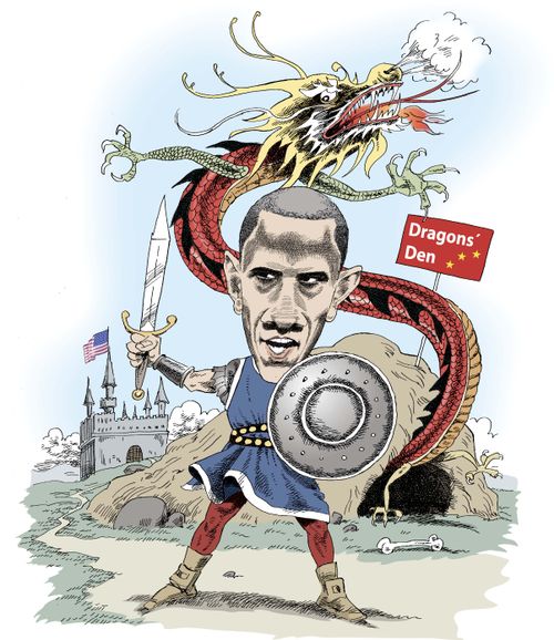 Obama and the Chinese dragon