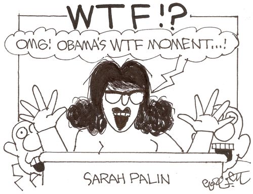 Sarah Palin: WTF?!  'OMG!  Obama's WTF moment...!