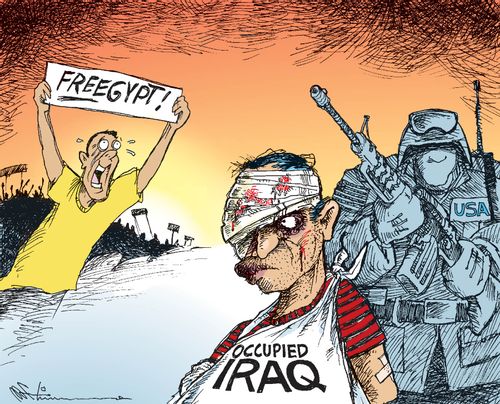FREEgypt and Occupied Iraq