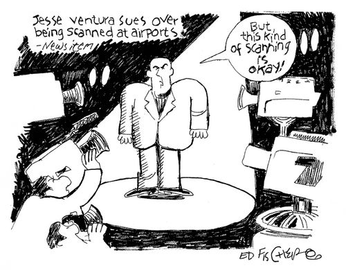 Jesse Ventura Sues Over Being Scanned At Airports,