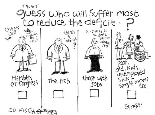 Test: Guess who will suffer the most to reduce the deficit?