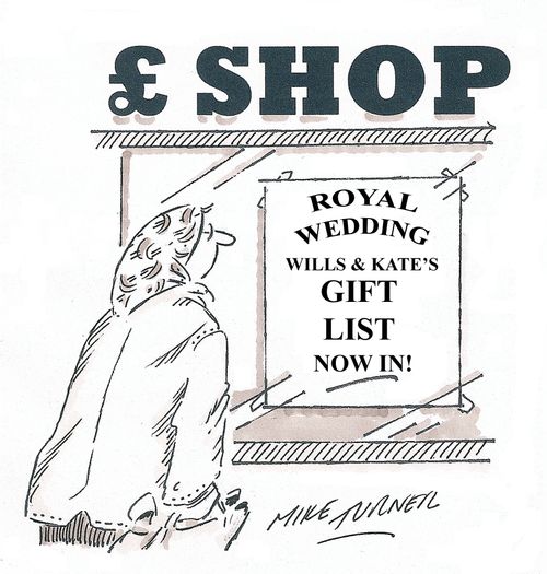 Royal Wedding Gift List