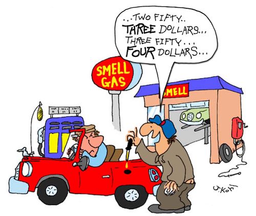 "...two fifty...THREE dollars...three fifty...FOUR dollars..."
