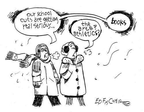 'Our school cuts are getting serious.'