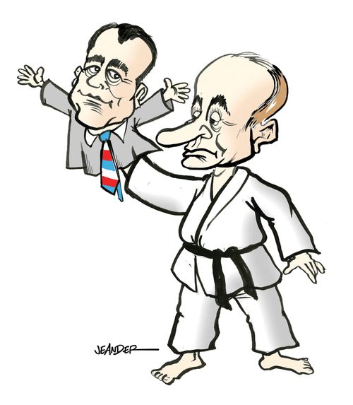 Putin and Medvedev