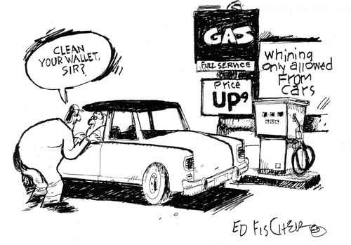 "Clean your wallet, sir?"