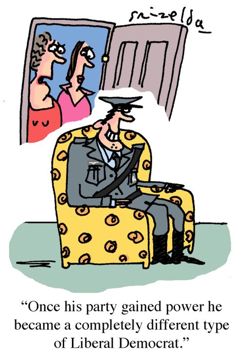 'Once his party gained power he became a completely different type of Liberal Democrat.'