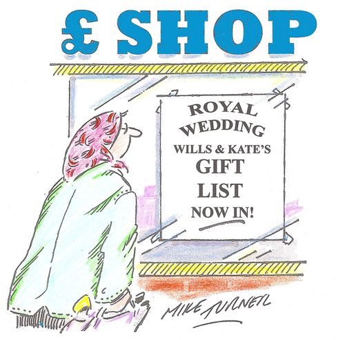 Royal wedding gift list.