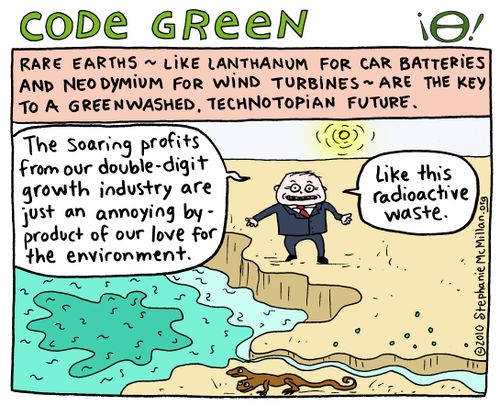 Rare earths are the key to a greenwashed, technotopian future