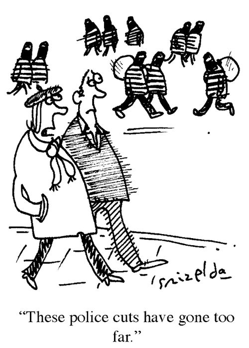 'These police cuts have gone too far.'