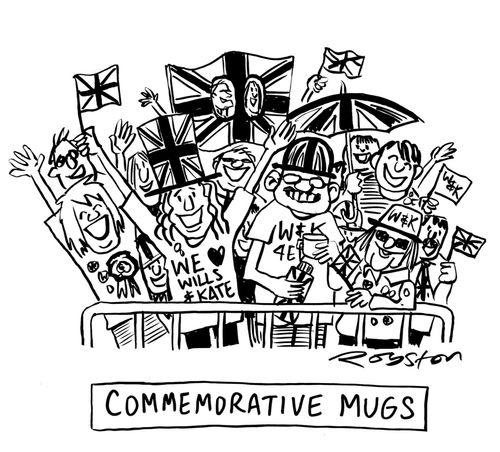 Royal wedding: Commemorative mugs