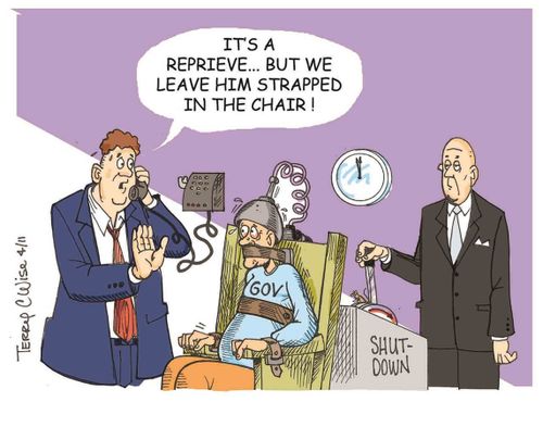 "It's a reprieve...but we have him strapped in the chair!"