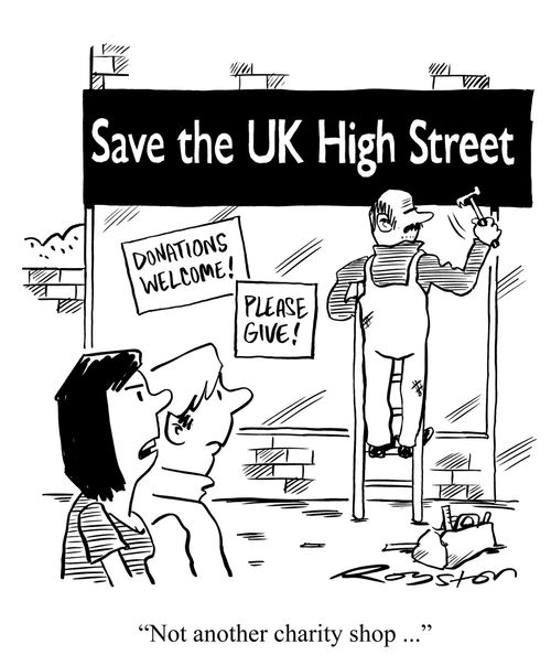 'Not another charity shop.'