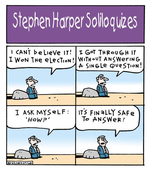 Stephen Harper Soliliquizes