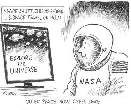 Outer Space Now Cyber Space