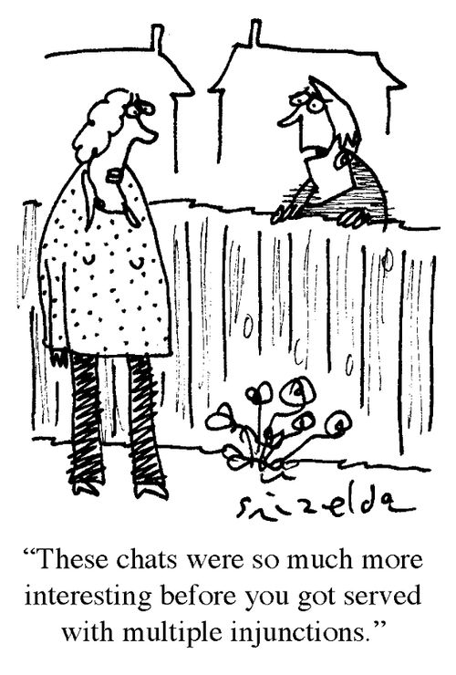 'These chats were so much more interesting before you got served with multiple injunctions.'