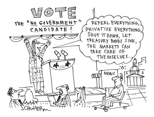 Vote the 'No Government' Candidate.