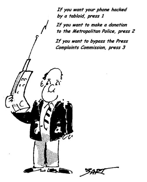 'If you want your phone hacked by a tabloid, press 1...'