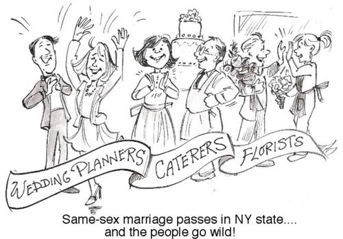 Same-sex marriage passes, and the people go wildQ