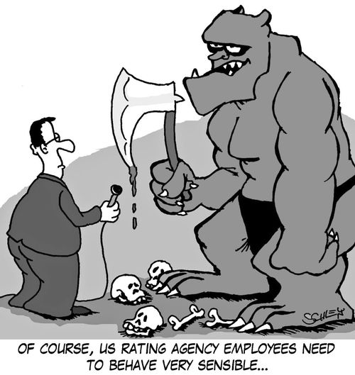 'Of course, us rating agency employees need to behave very sensible...'