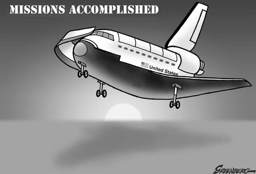 Space shuttle Mission Accomplished