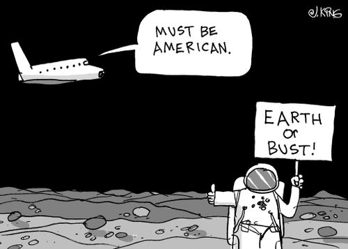 'Must be American.'