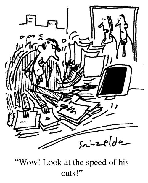'Wow! Look at the speed of his cuts!'