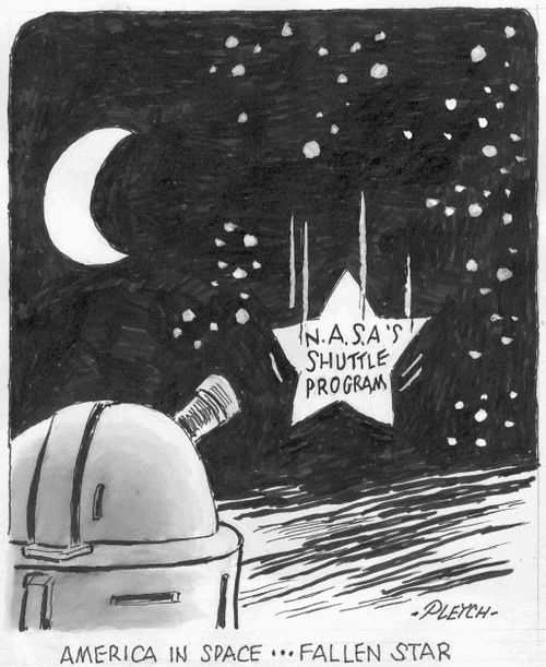 America in space...Fallen Star