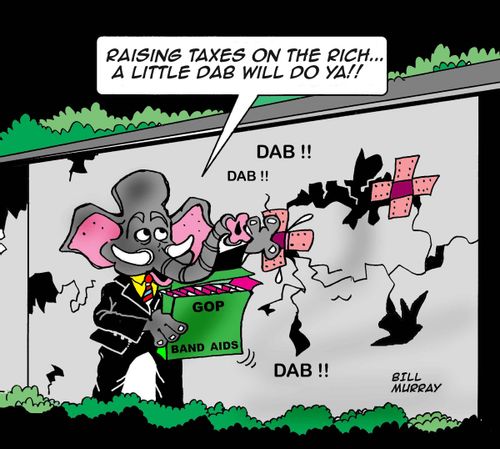Raising taxes on the rich...a little dab will do ya!!