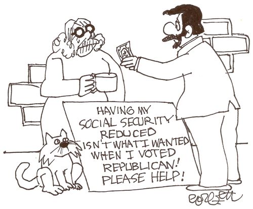 Having my Social Security reduced isn't what I wanted when I voted Republican! Please help!