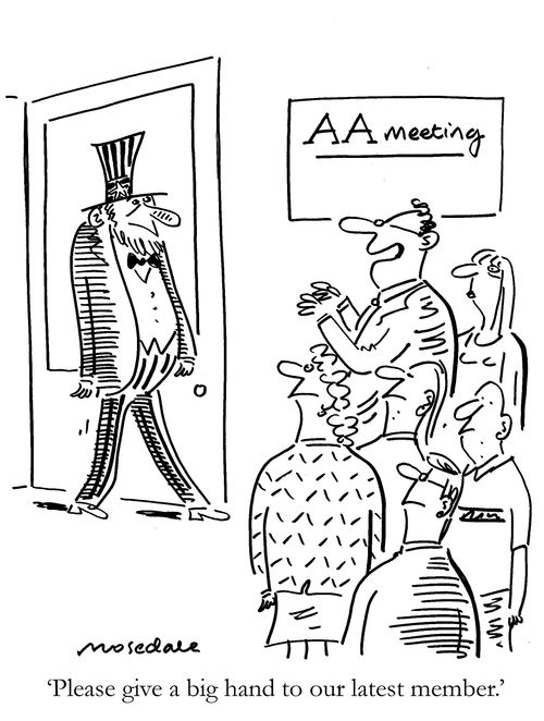 'Please give a big hand to our latest member.'