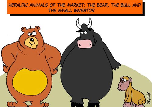 Heraldic animals of the market: the bear, the bulla nd the small investor