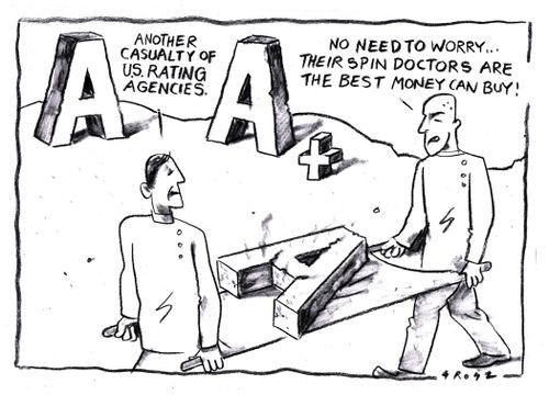 'Another casualty of U.S. Rating agencies...'