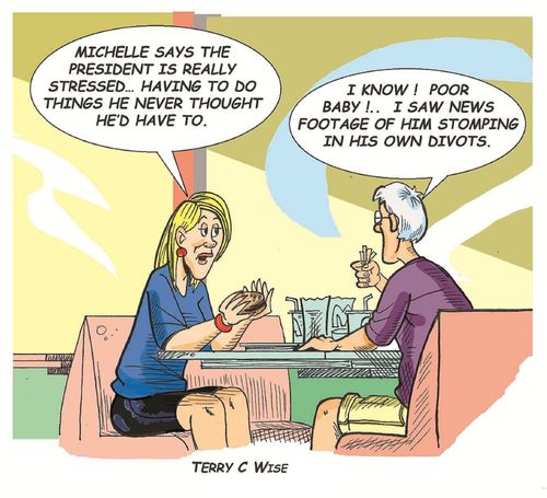 'The President is really stressed...'