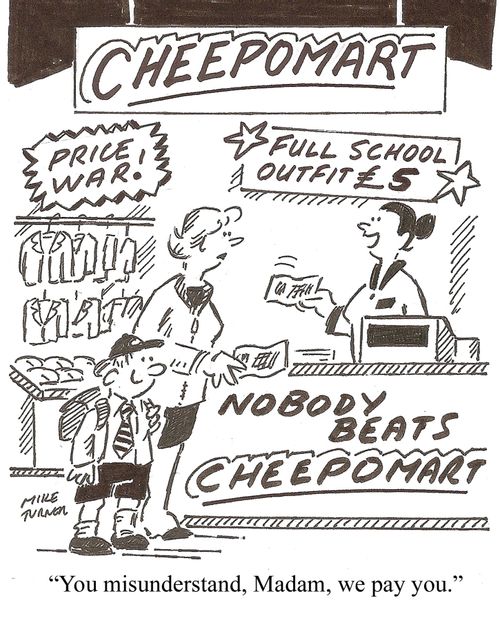 Price war - school uniforms.