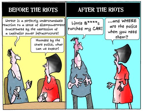 Before the riots/after the riots