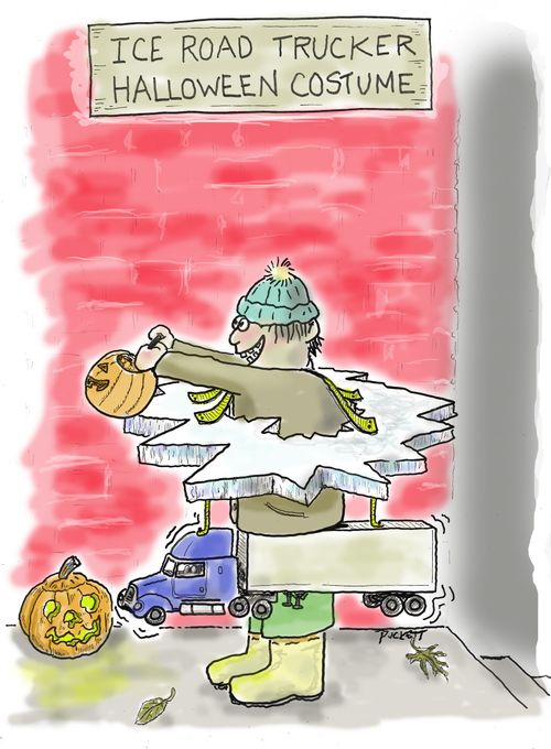 Ice road trucker Halloween costume.