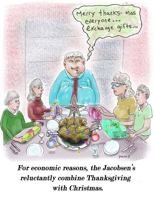 Economic 'thanks-mas' celebration