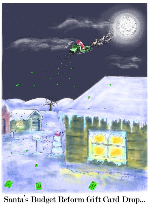 Santa's budget reform...