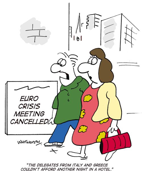 'The delegates from Italy and Greece couldn't afford another night in a hotel.'