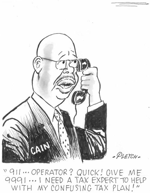 '911...operator? Quick! give me 9991...I need a tax expert to help with my confusing tax plan!'